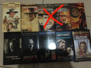 Clint Eastwood VHS moviecollection
