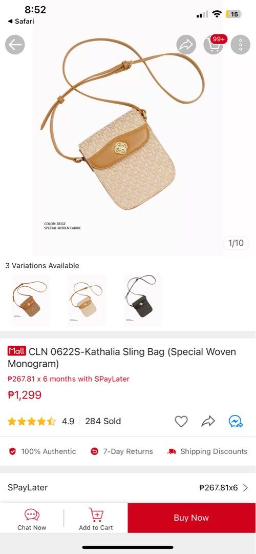 CLN on Instagram: Treat yourself. Shop the Kathalia Sling Bag for P1299  Check out our Gift Your Love Collection at CLN.COM.PH