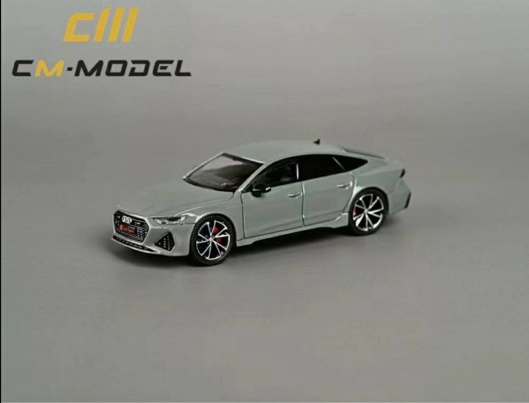 CM Model Audi RS7 Nardo grey 1/64 not Matchbox Majorette Hot Wheels Mini GT,  Hobbies & Toys, Toys & Games on Carousell