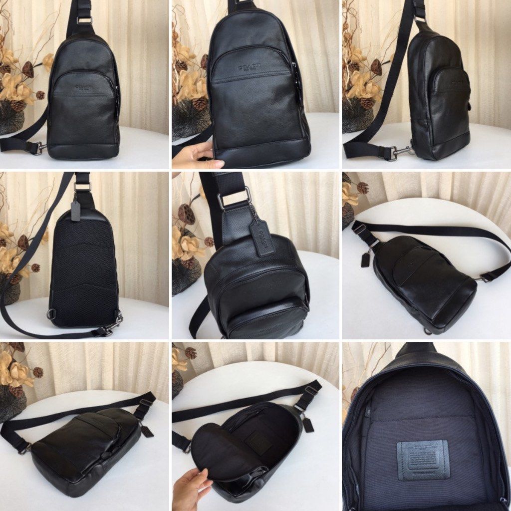 Coach Charles Pack in Signature Canvas with Varsity Stripe 26067 49312 49318 54770 67249 73344