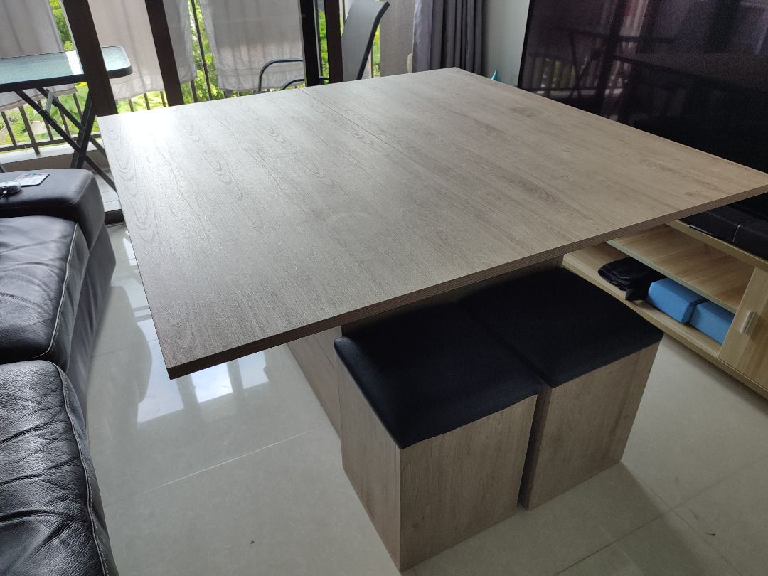 Coffee table converts to dining table, Furniture & Home Living ...