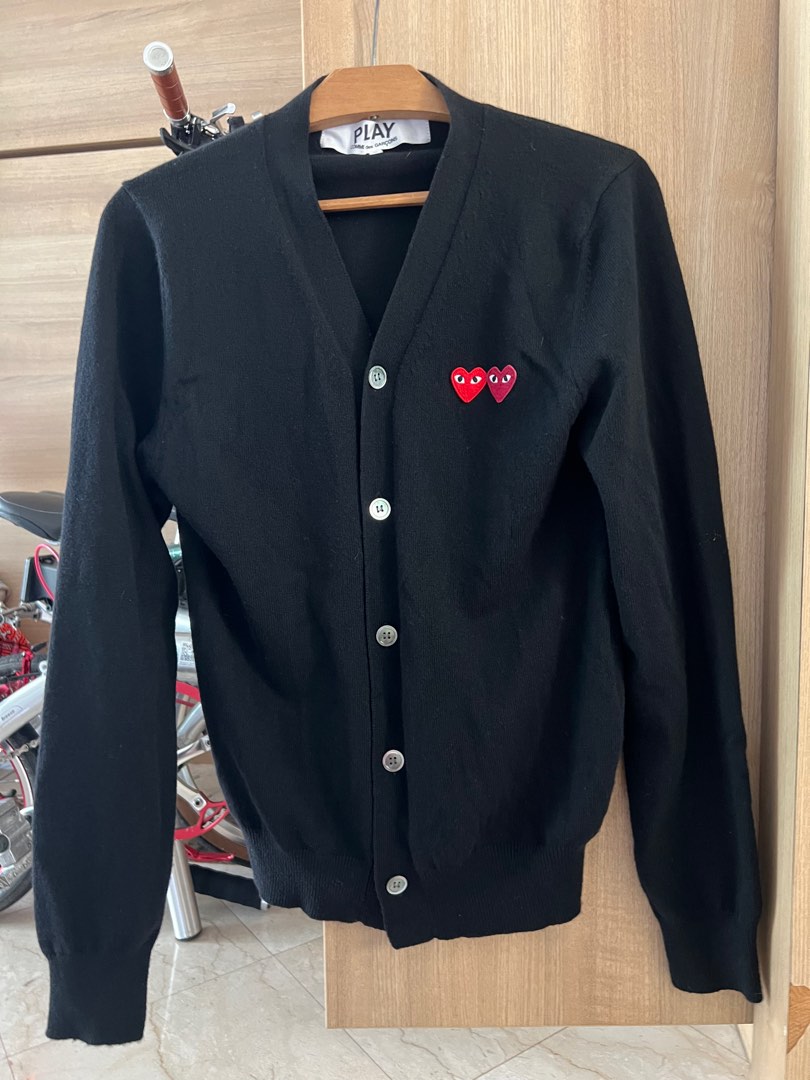 Cdg cardigan men sale