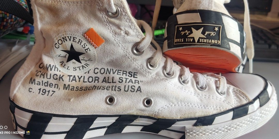 Off white on sale converse undefeated