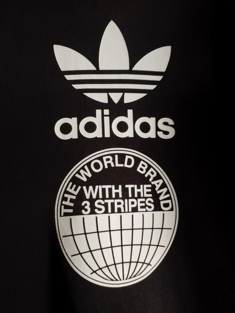 adidas 3 foil crew sweatshirt clipart