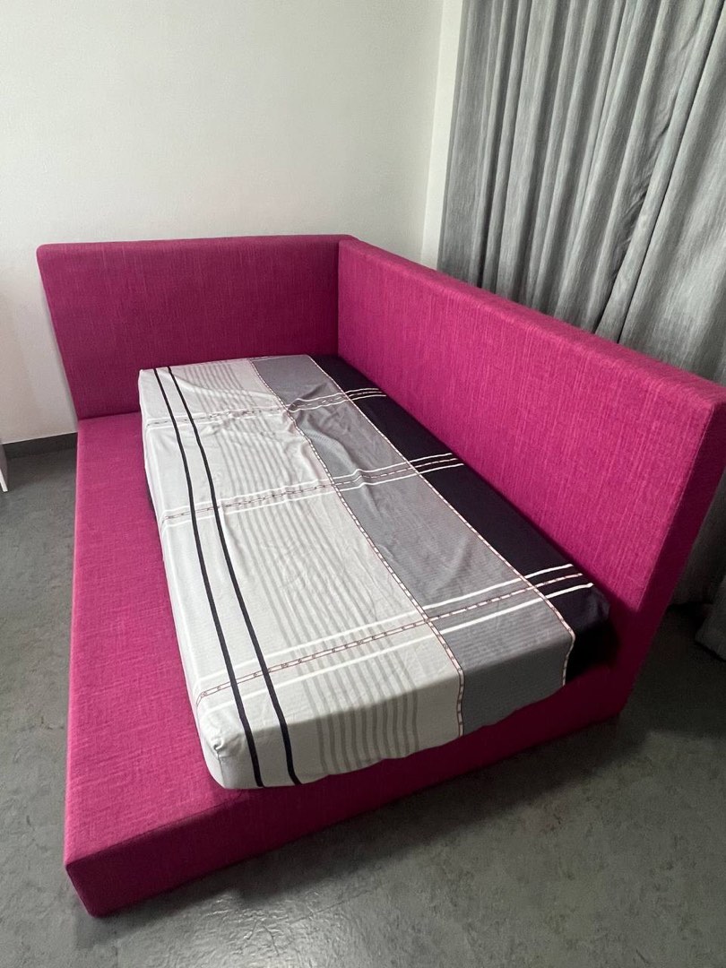 Custom L Shape Bed Frame, Furniture & Home Living, Furniture, Bed