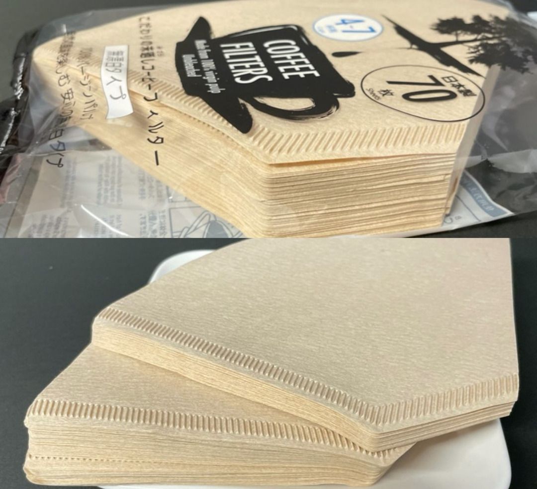 DAISO Coffee Filter Paper 70 Sheets(for 47 Cups) / Kertas Saringan