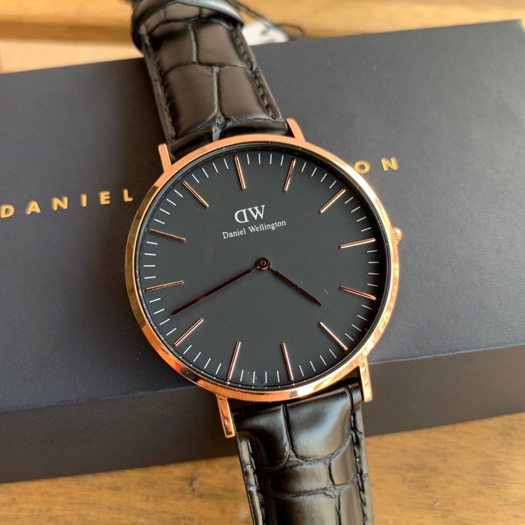 Daniel Wellington Classic Black Reading Rosegold 36mm 40mm