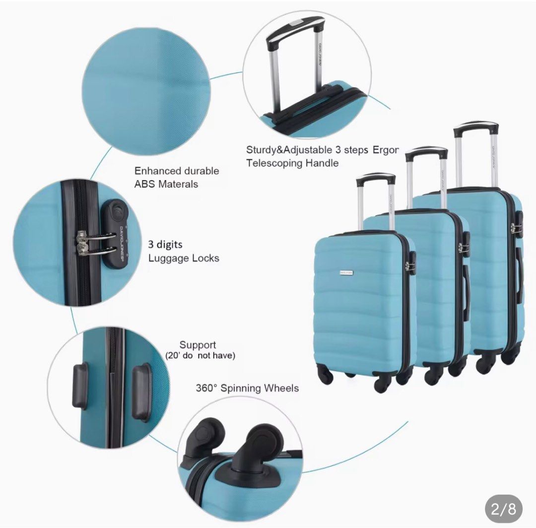 David Jones Luggage Medium Size