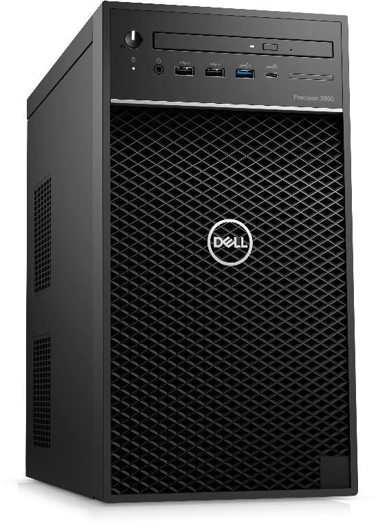 Dell Precision 3650 Tower Workstation Xeon 8gb 256gb ssd+1tb t600
