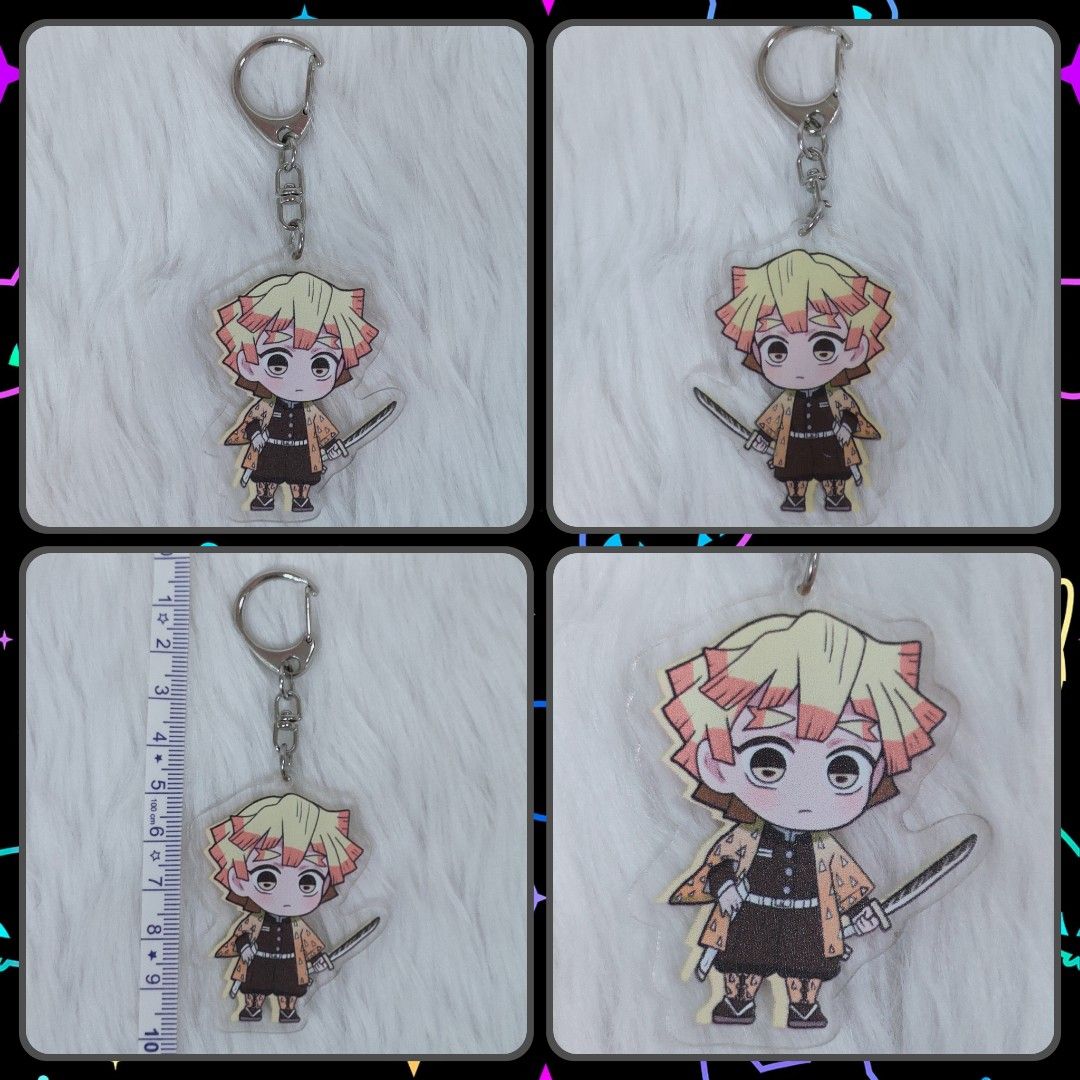 Demon Slayer Zenitsu Sword Acrylic Keychain (Category: Character Goods) located in Antipolo. Submitted by bhabiegraciefashionlab (Listing ID 1248233551, Image 1). Description: 80 Php + Sf 💥Demon Slayer Zenitsu Sword Acrylic Keychain ✅ Like New ✅ Authentic from Japan ✅ Please refer to photo for size details #zenitsu #demonslayer #keychain #acrylickeychain.