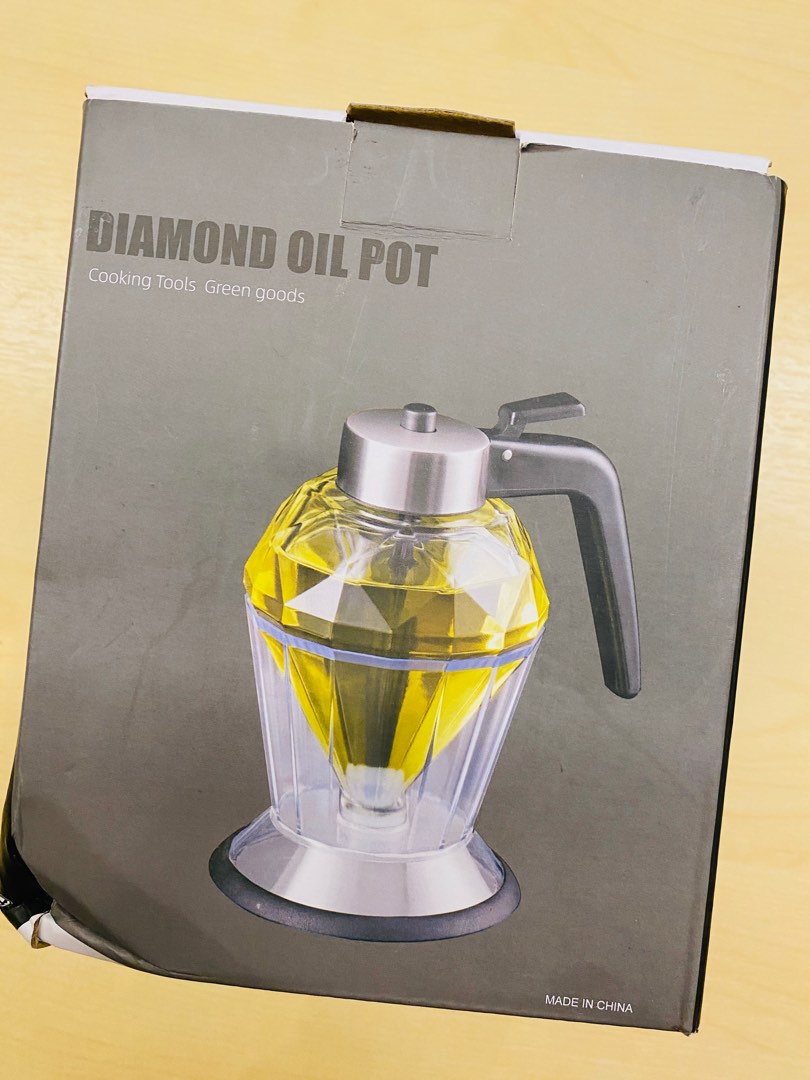 Diamond Oil Pot, honey dispenser, sauce dispenser