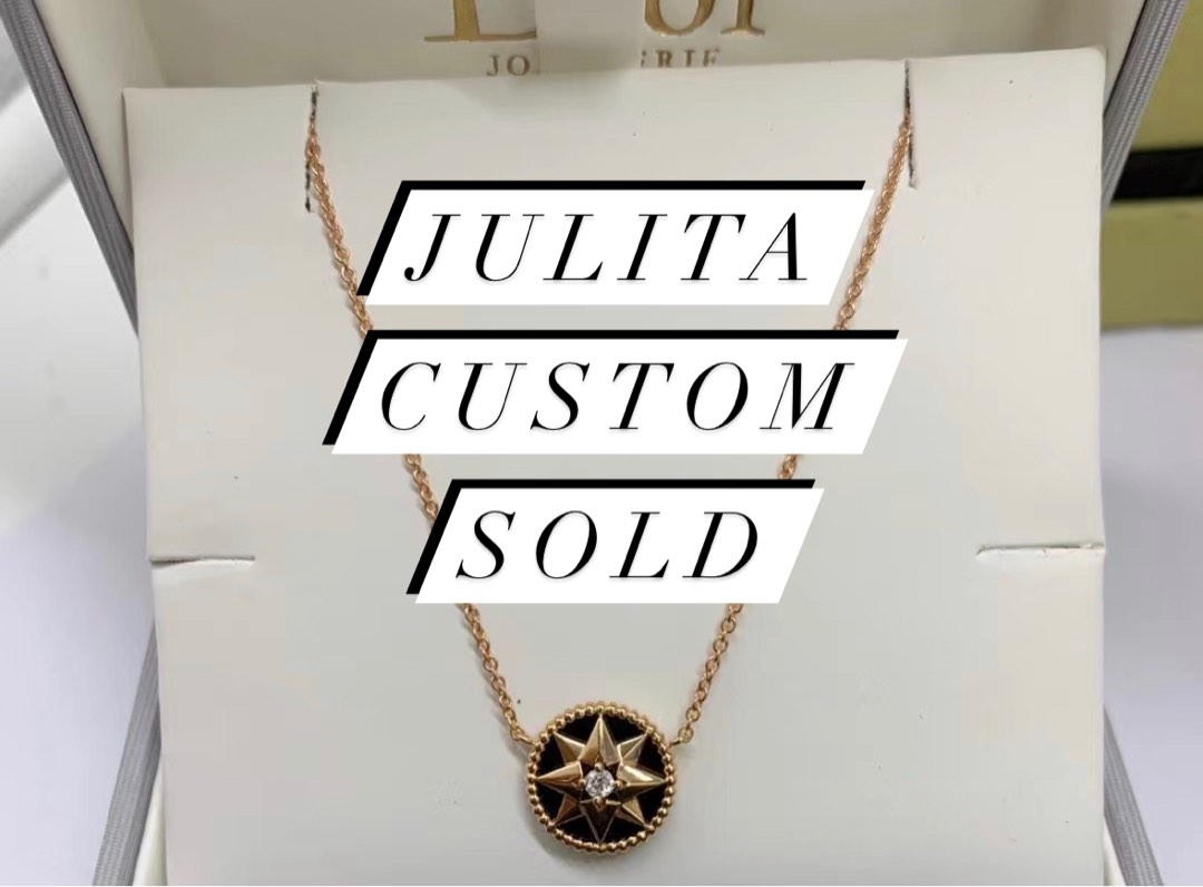 Dior rose des sales vents necklace price