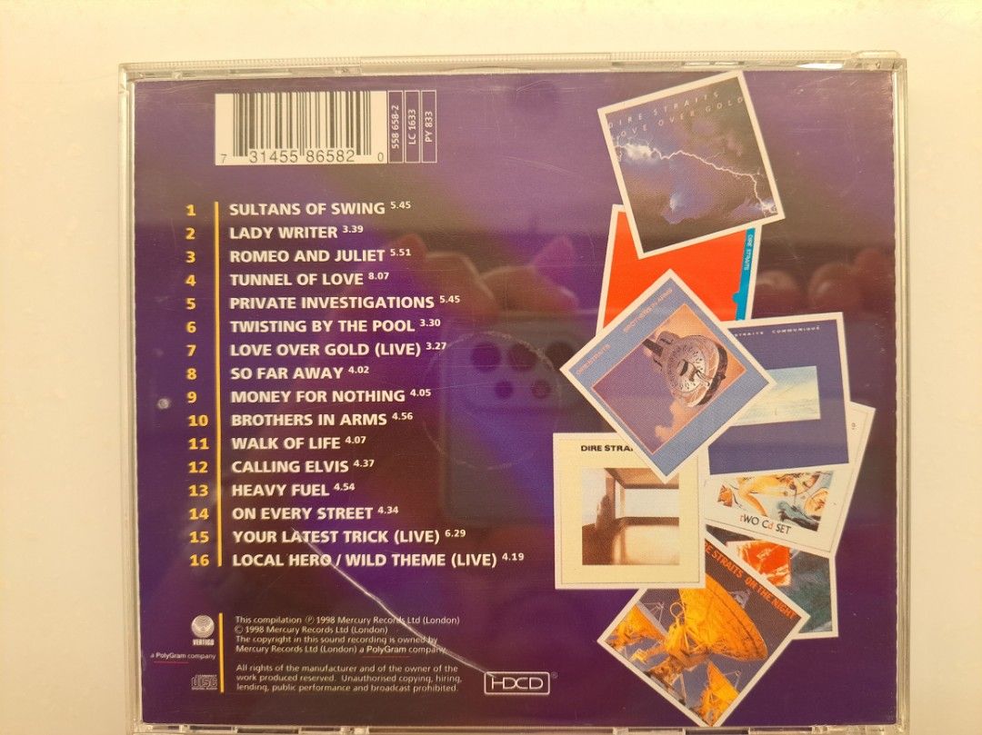 Dire Straits CDs, Hobbies & Toys, Music & Media, CDs & DVDs on Carousell