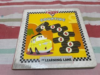 Disney cars counting book