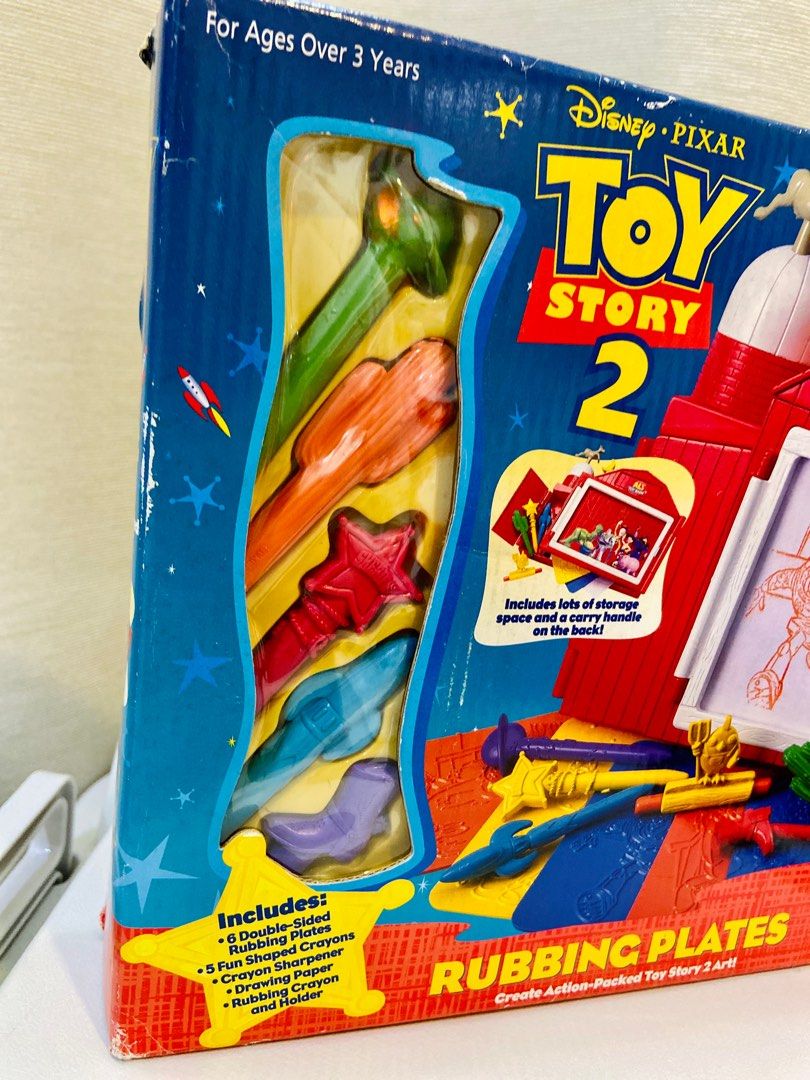 Disney Toy Story 2 Rubbing Plates Mattel Toys, Hobbies & Toys