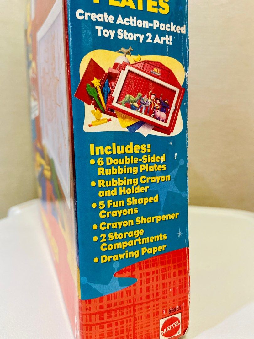 Disney Toy Story 2 Rubbing Plates Mattel Toys, Hobbies & Toys