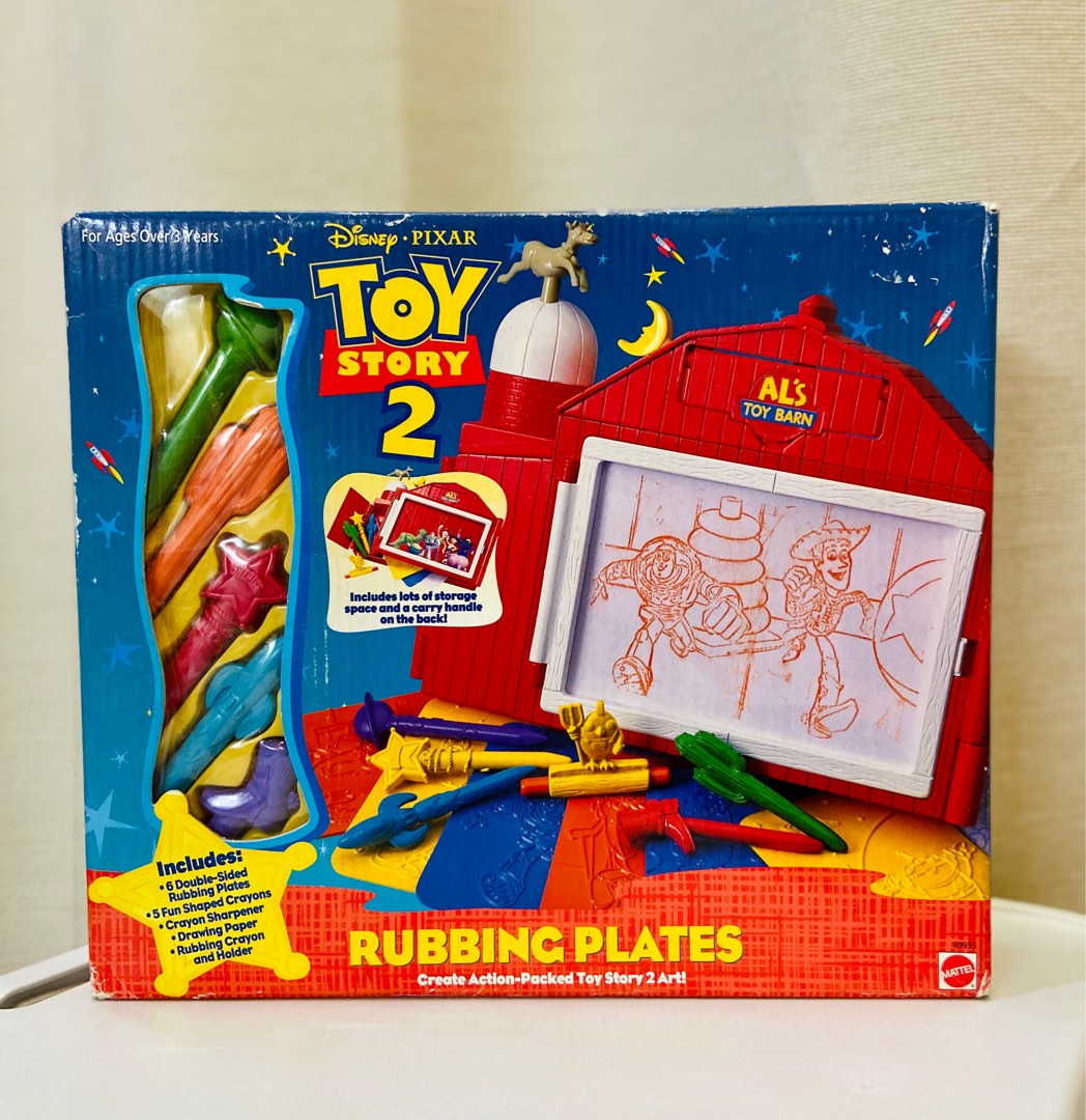 Disney Toy Story 2 Rubbing Plates Mattel Toys, Hobbies & Toys