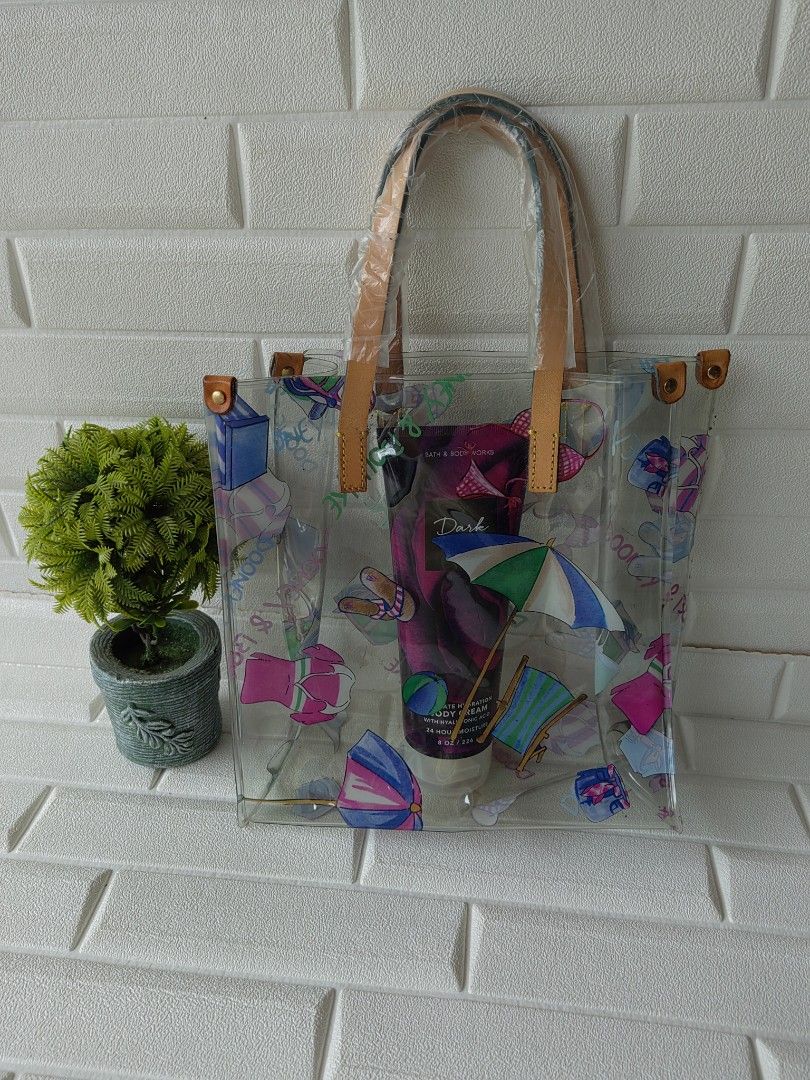 Dooney & Bourke Clear Tote Bag, Women's Fashion, Bags & Wallets, Tote Bags  on Carousell