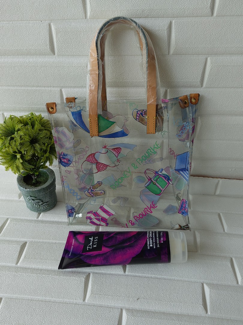 Dooney & Bourke Clear Tote Bag, Women's Fashion, Bags & Wallets, Tote Bags  on Carousell