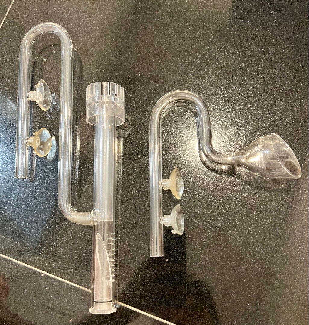 Dymax glass lily pipe 12/16 with skimmer, Pet Supplies, Homes & Other