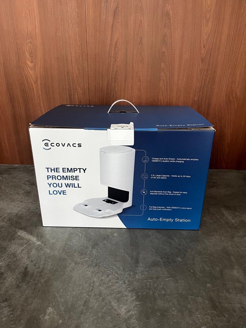 Ecovacs auto empty station bags top
