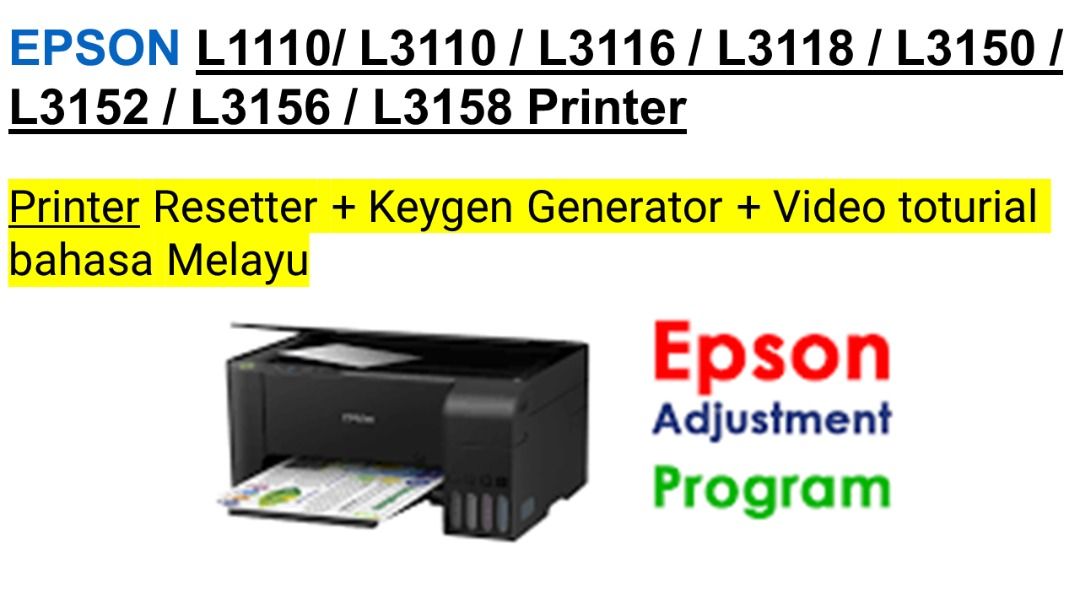 Resetter epson l1110 sale