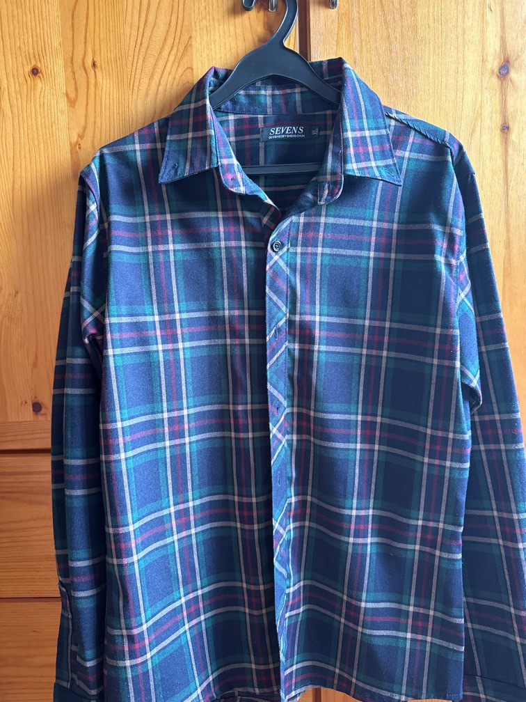 Flannel Shirt, Men's Fashion, Tops & Sets, Formal Shirts on Carousell