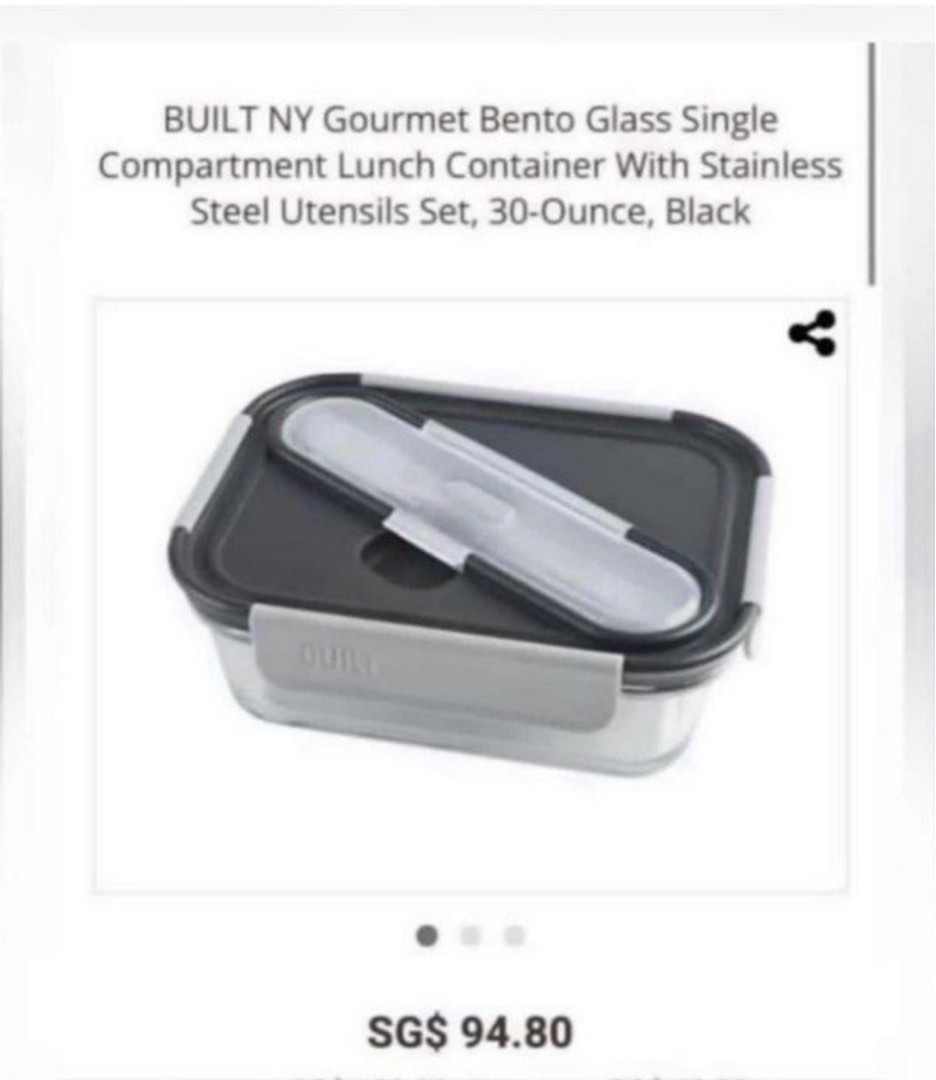 Built NY Gourmet Glass Bento