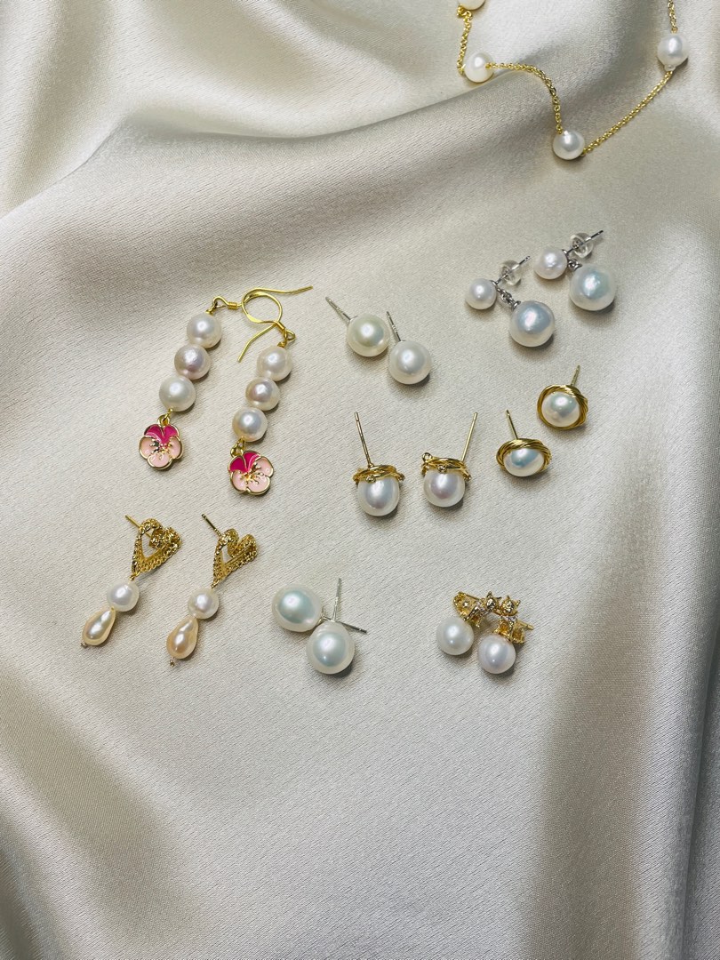 Flash DIY 🤍 Natural pearls 孤品，炫彩甜美色