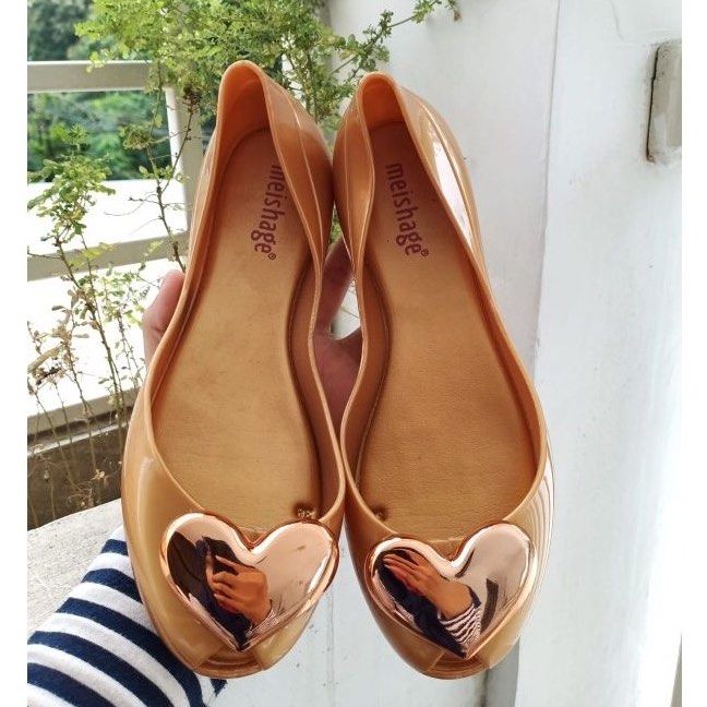 Flat Shoes Hati Brown Import Bangkok bukan lokal super lentur