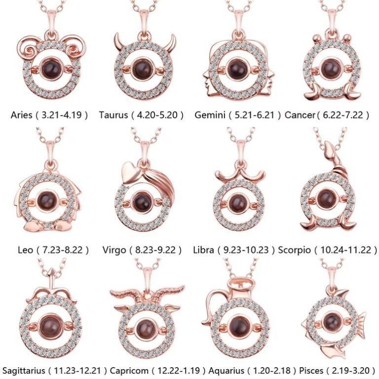 Free zodiac outlet necklace