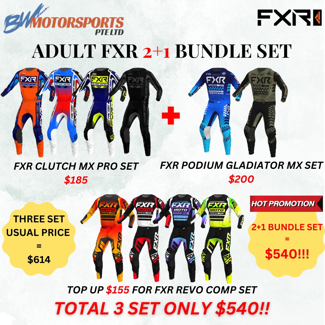 FXR 2+1 BUNDLE SET (CLUTCH PRO MX SET & PODIUM G MX SET+REVO MX SET ...