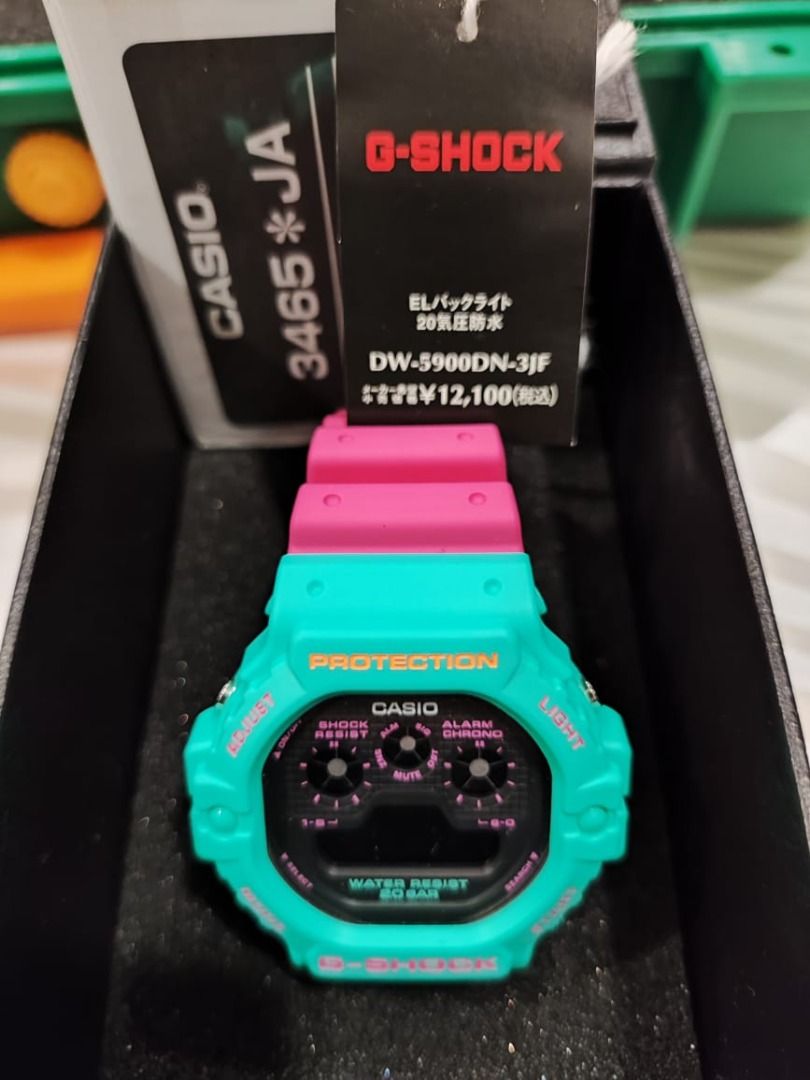 G shock DW-5900DN-3JF Tapak Kucing, Men's Fashion, Watches