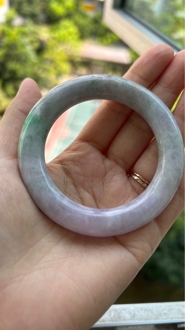 Lavender jade bangle grade a online
