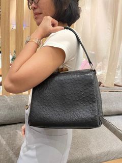 Gucci Vintage Kelly Ostrich
