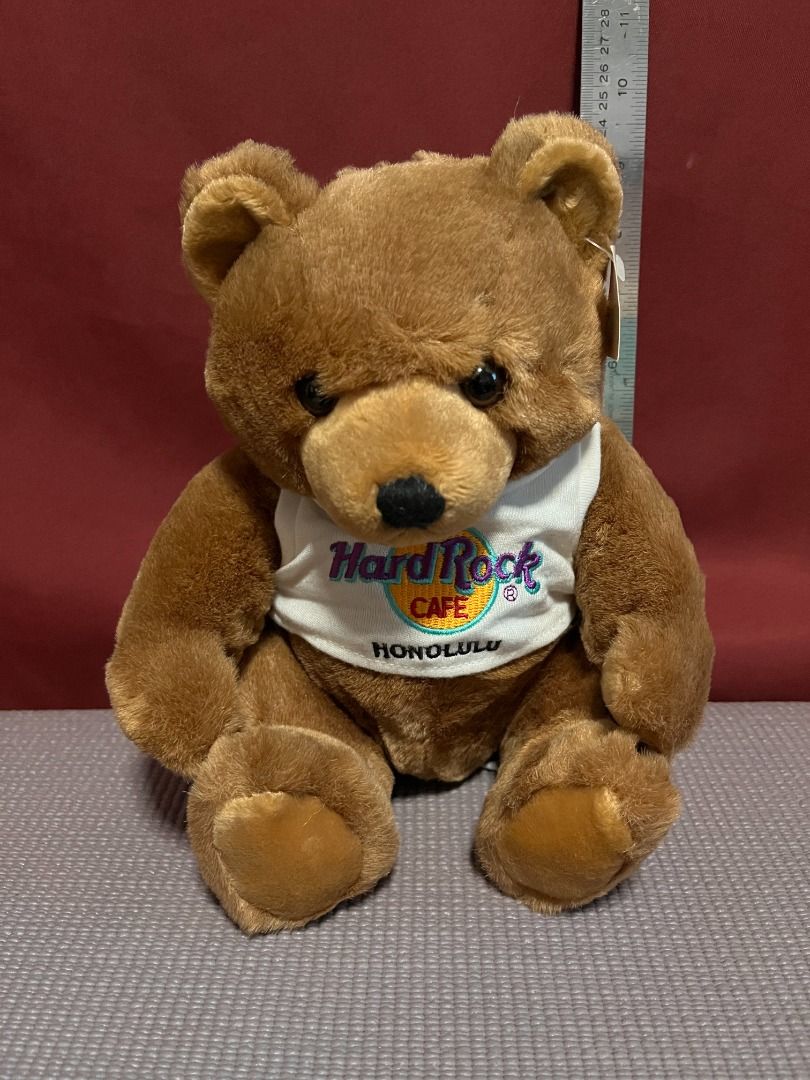 Hard Rock Teddy Bear (year 2000 Limited Edition) From Honolulu, Hobbies ...