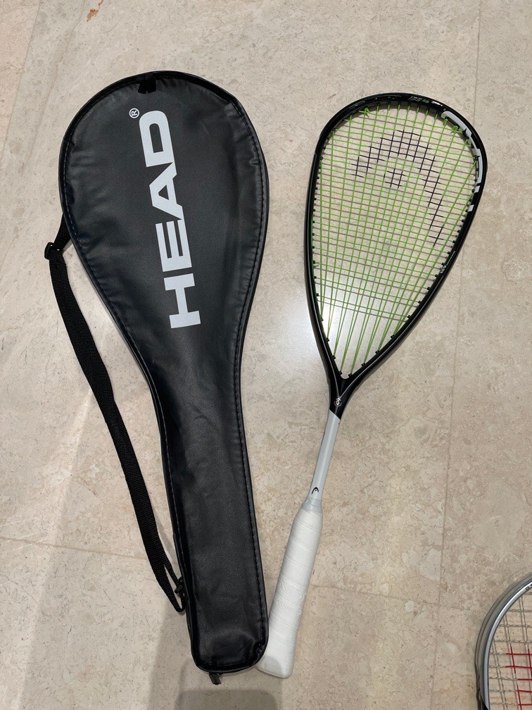 Head squash racket, Sports Equipment, Sports & Games, Racket & Ball