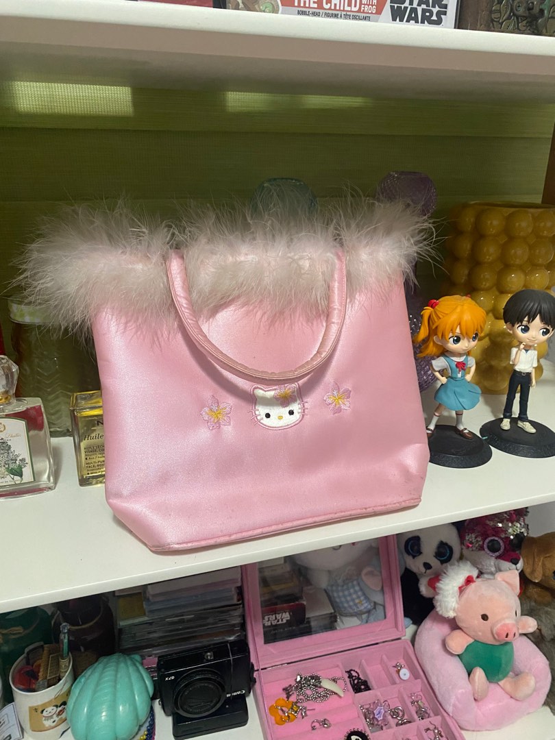 Babyhug Kitty Print Fashion Backpacks - Pink
