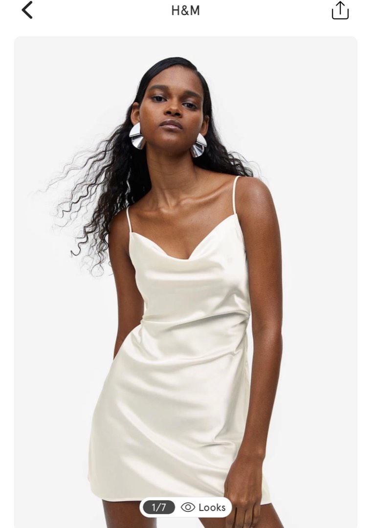 H and shop m slip dress