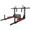 Home Gym Chin up pull up / Dip Station wall mount fitness exercise equipment / Multifunction Pull Up Dip Station
