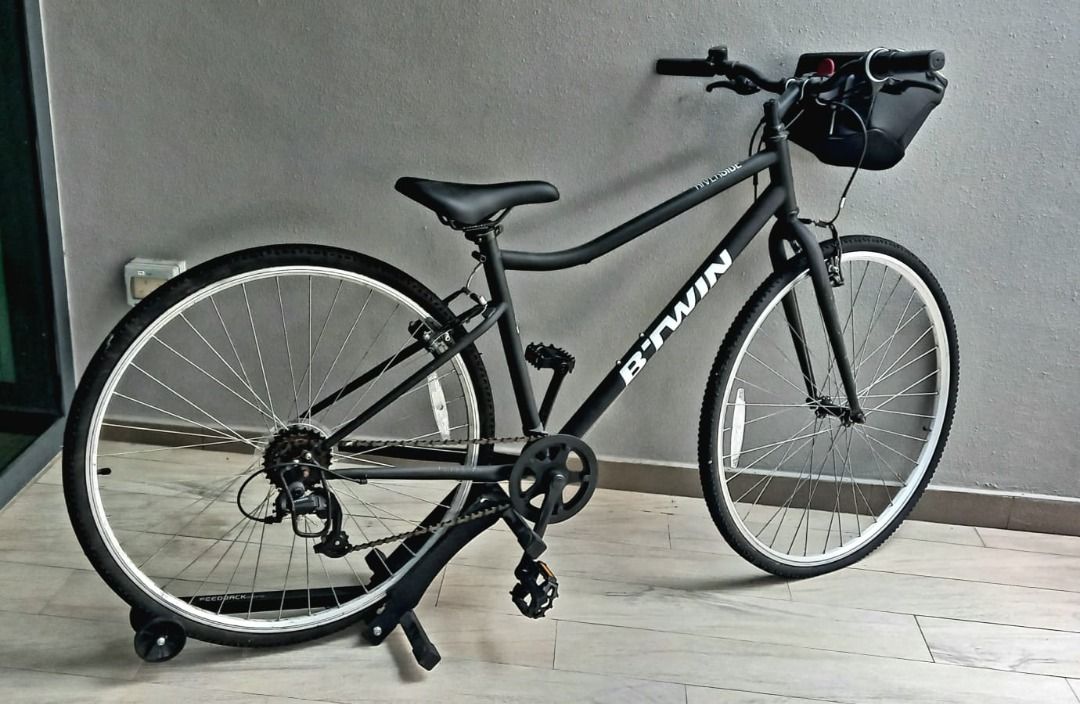 Btwin riverside best sale 100 black