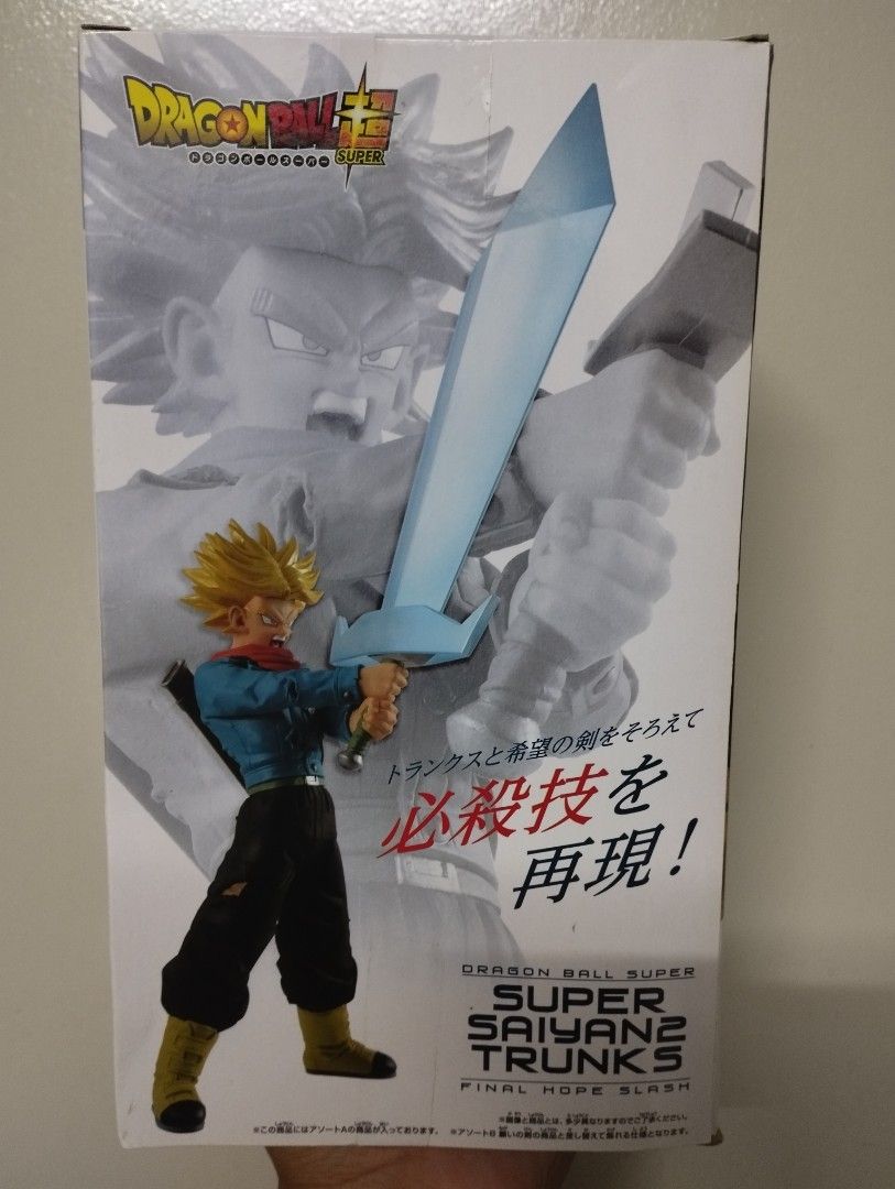 Lot de 2 figurines Dragon Ball Z Super Saiyan et épée Final Hope Slash Japon
