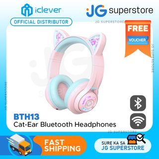 iClever BTH13 Bluetooth 5.0 Headphones with 3 setting Volume Limiter Features and up to 45H Playtime for Kids 3-16yrs old  C04-2083N-01 | JG Superstore