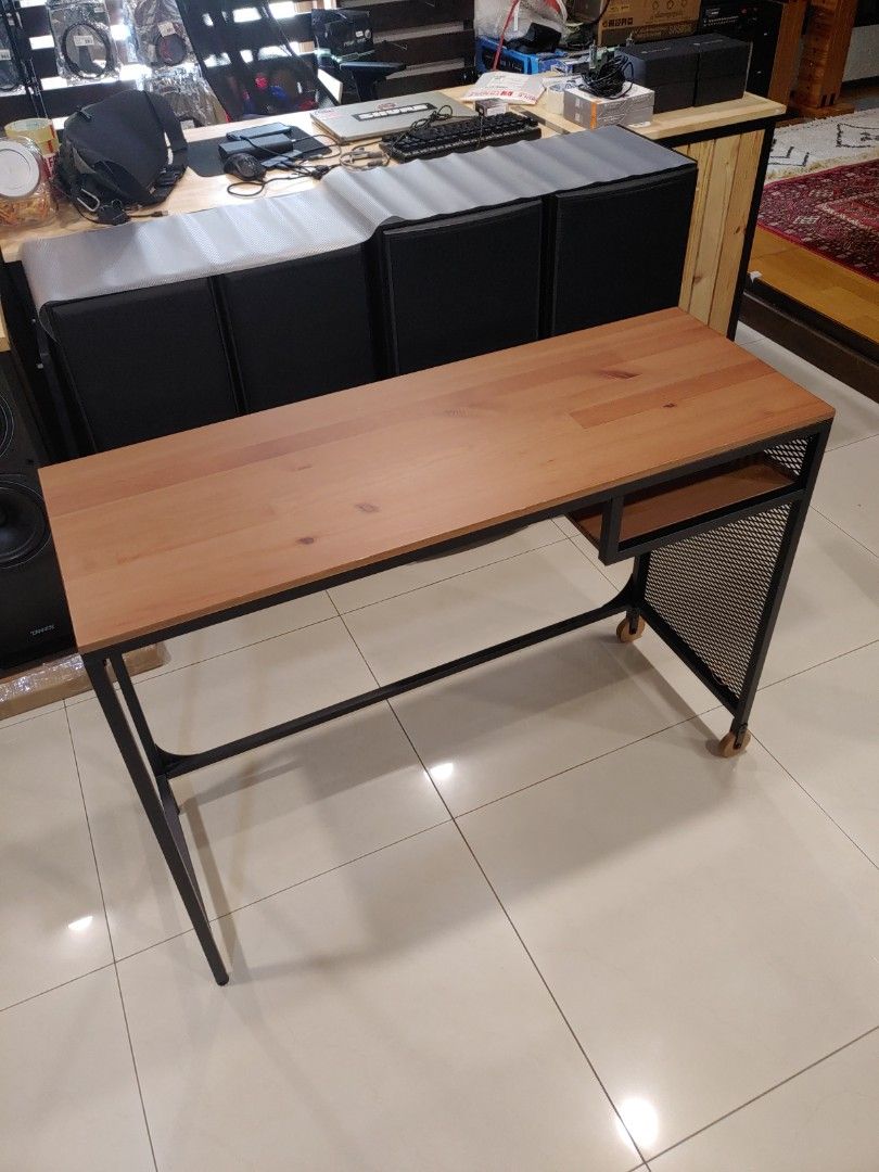 Ikea Fjallbo Rustic Laptop Computer Table, Furniture & Home Living ...