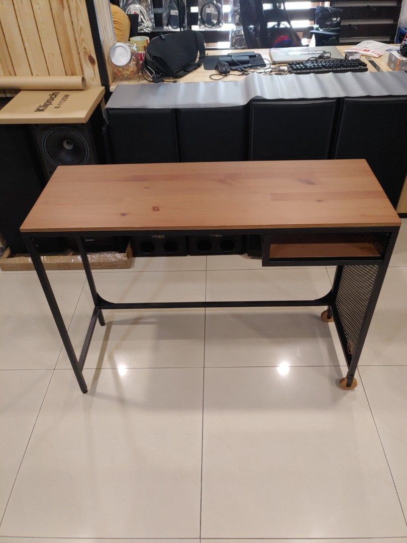 Ikea Fjallbo Rustic Laptop Computer Table, Furniture & Home Living ...