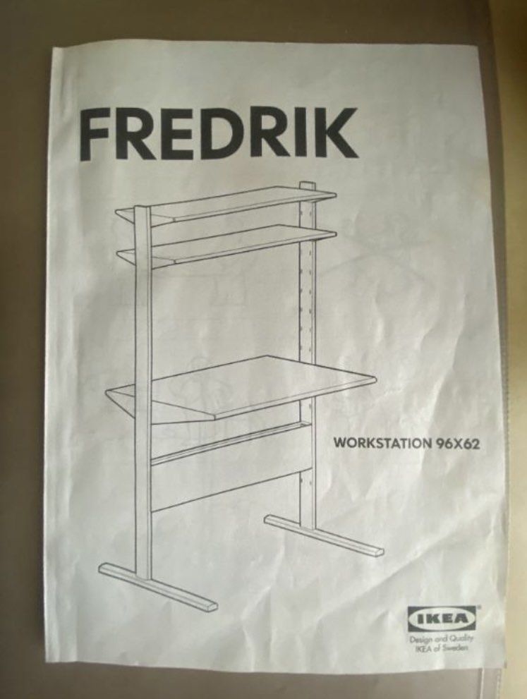 IKEA Fredrik computer / study / gaming table desk, Furniture & Home ...