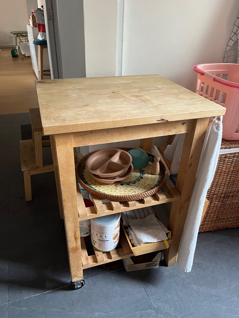 Ikea Kitchen Trolley Island, Furniture & Home Living, Furniture