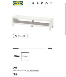 IKEA LACK TV BENCH