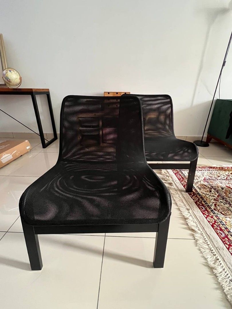 IKEA Nolmyra Chairs in Black, Furniture & Home Living, Furniture