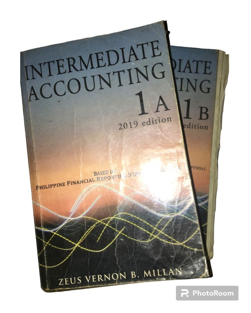 Intermediate Accounting 1A and 1B 2019 edition (Category: Textbooks) located in Valenzuela. Submitted by pixxx_ (Listing ID 1248177478, Image 1). Description: - 5/10 condition - With cover .